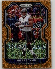 2020 Panini Prizm Miles Boykin Prizm Lazer #40 Baltimore Ravens