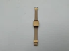 Vintage Seiko Mens Watch 7430-5509 Gold  Mesh Band  Quartz Tank