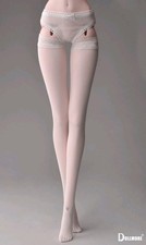 Dollmore Model BJD Doll Clothes - White Lace Band Net Thigh High Stockings