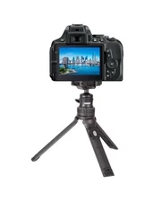 Sunpak Versapod Extendable Tabletop Handheld Tripod with Bluetooth Remote Black