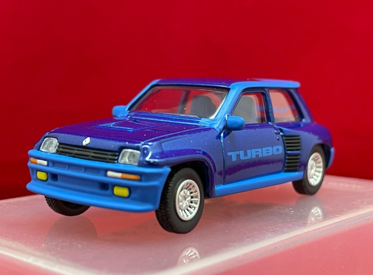 Norev Diecast 1:54 1982 Renault 5 Turbo Olympe Bleu  Olympus Blue