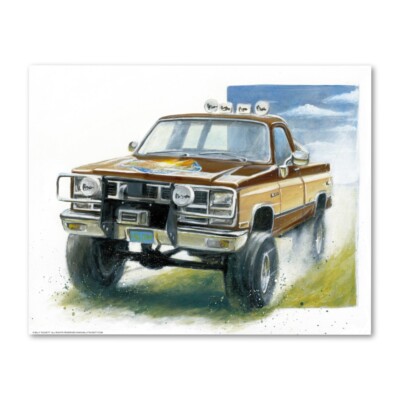 Fall Guy - Signed Art Print | 11x14 Retro Pop Culture Wall Art (Unframed)