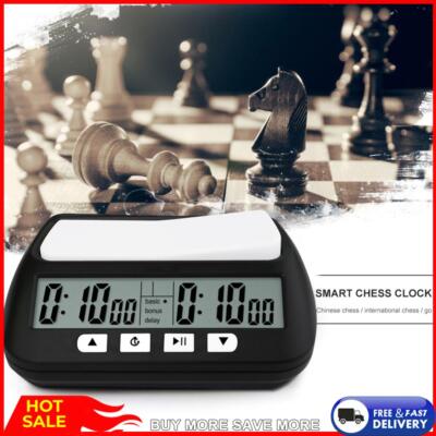 Professional Chess Clock Timer Count Up Down Table Games for International Chess