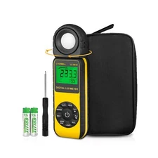 LYCEBELL Digital Illuminance Light Meter, LC-881D Luxmeter Range up to 400,00...
