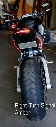 L.E.D. Strip - Run / Brake / Turn /All In One- All Leds illuminate /amber-red - Picture 4 of 12