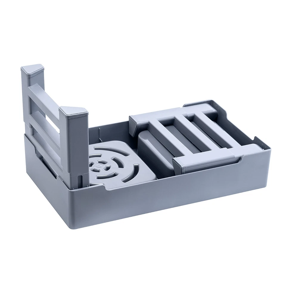 Futternapf 2-in-1 Wassernapf Hundenapf Anti Schling erhöht höhenverstellbar - Bild 3 von 4