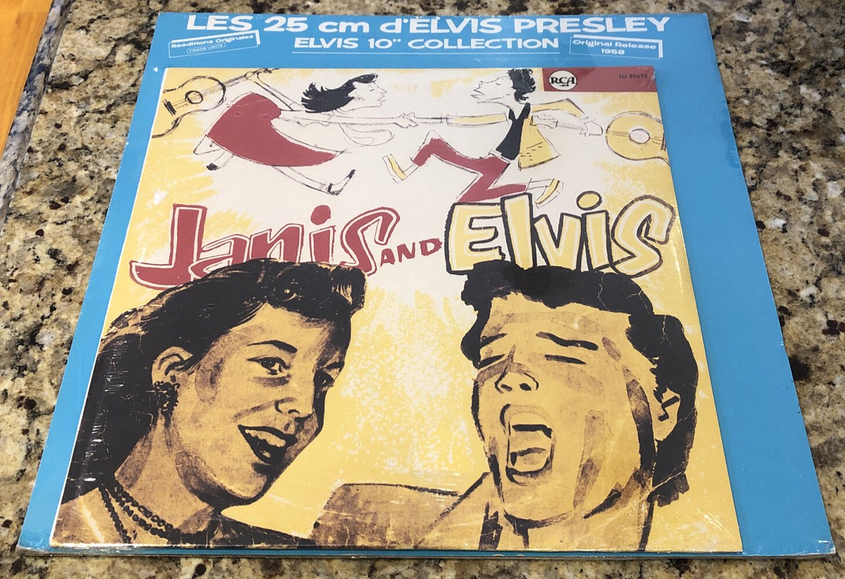 LES 25 cm d'ELVIS PRESLEY 10” Collection Janis And Elvis IMPORT