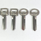 4 New Ford OEM Oval Logo Uncut Key Blanks H50 "B" Ignition and H51 "B" Door
