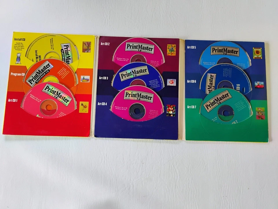 Mindscape Print Master PrintMaster Platinum 7.0 - WIN 95 98 NT W/ User Guide - Image 2 of 3