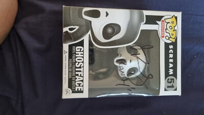 Funko Pop! Scream 51 Ghost Face Gewölbter Gral signiert von Randy 