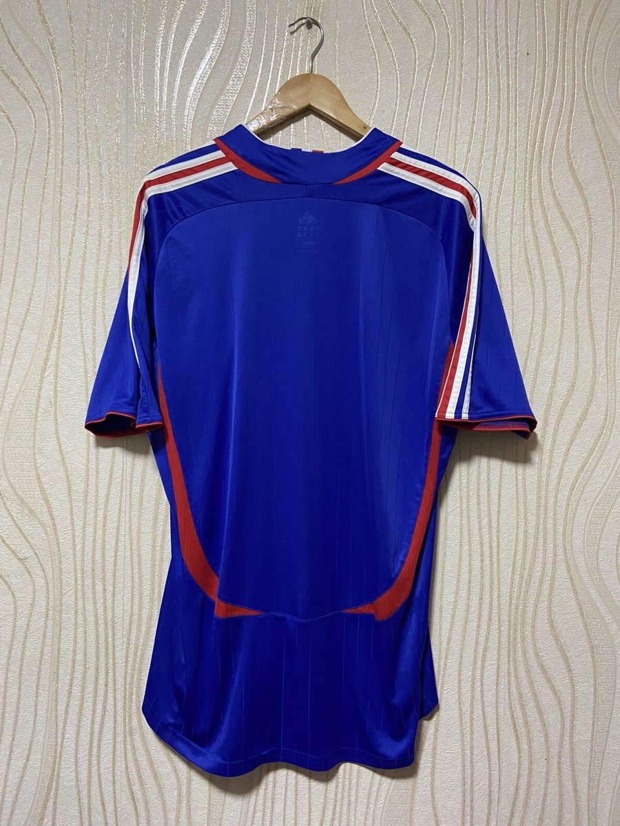 FRANCE 2006 2008 HOME FOOTBALL SHIRT SOCCER JERSEY ADIDAS FRANCE 2006 2008 HOME FOOTBALL SHIRT SOCCER JERSEY ADIDAS