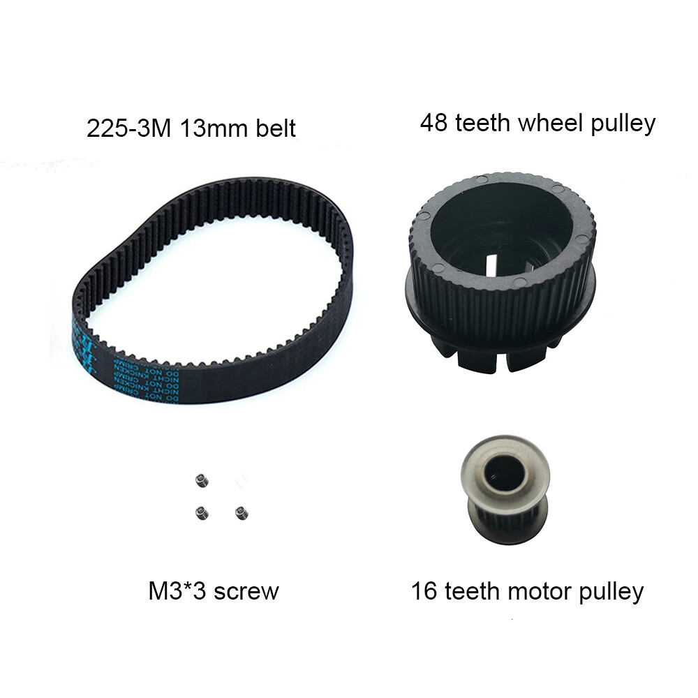 Drive pulley Motor Pulley Belt Kit for DIY Electric Skateboa