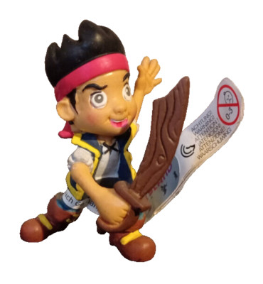 Disney - 2,5'' PVC Figur - Jake & die Nimmerland Piraten - Jake - Neu mit Etikett