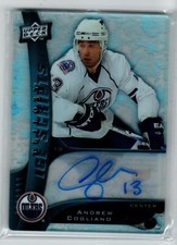 2009-10 Upper Deck Trilogy Ice Scripts #ISAC Andrew Cogliano (ref 146041)