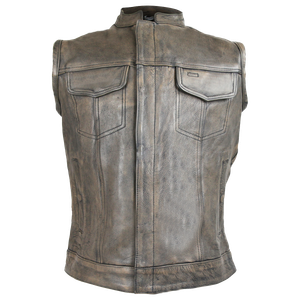 leather vest ebay