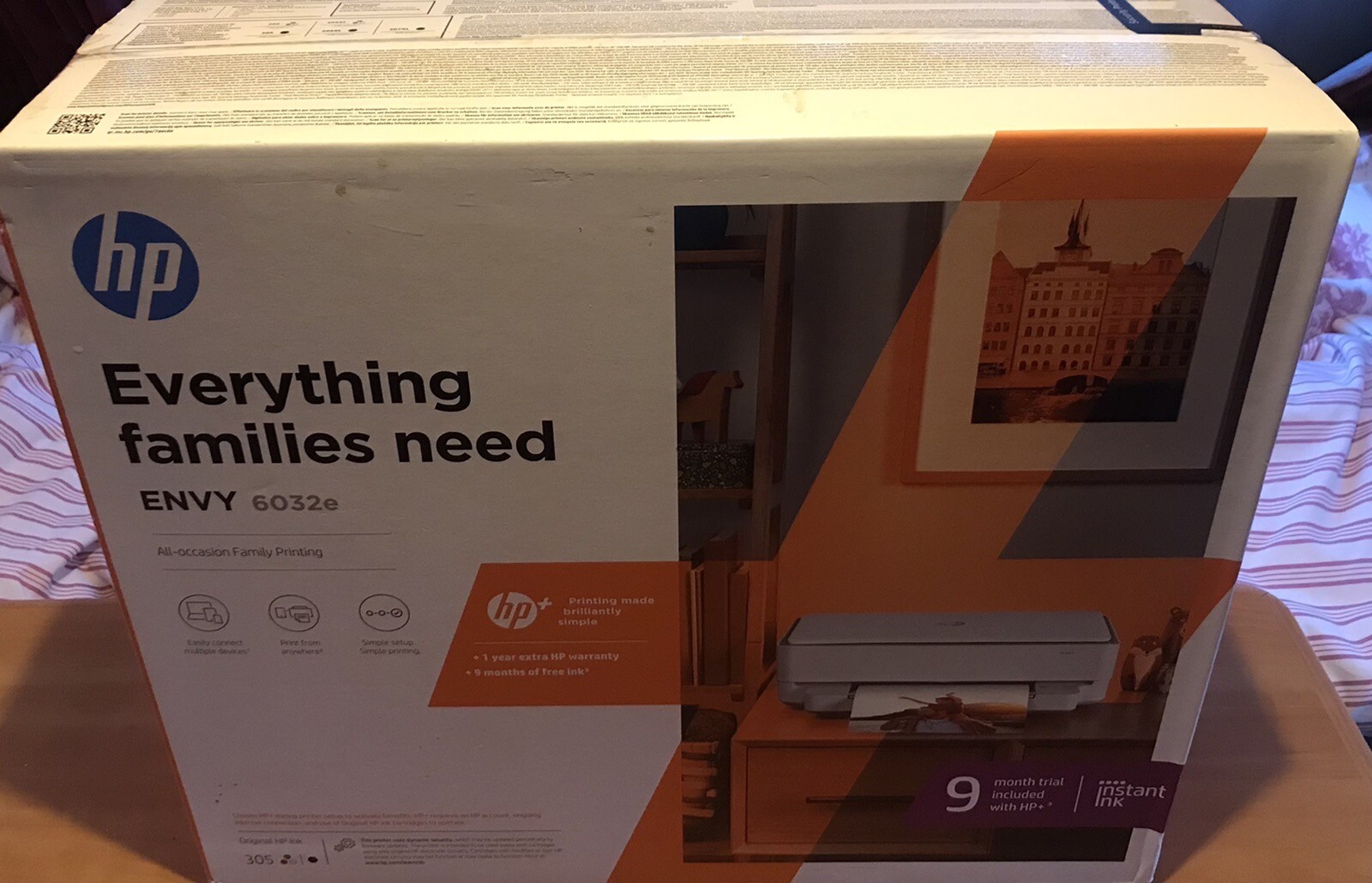 HP ENVY 6032e AllinOne Wireless Inkjet Printer & Instant Ink NEW