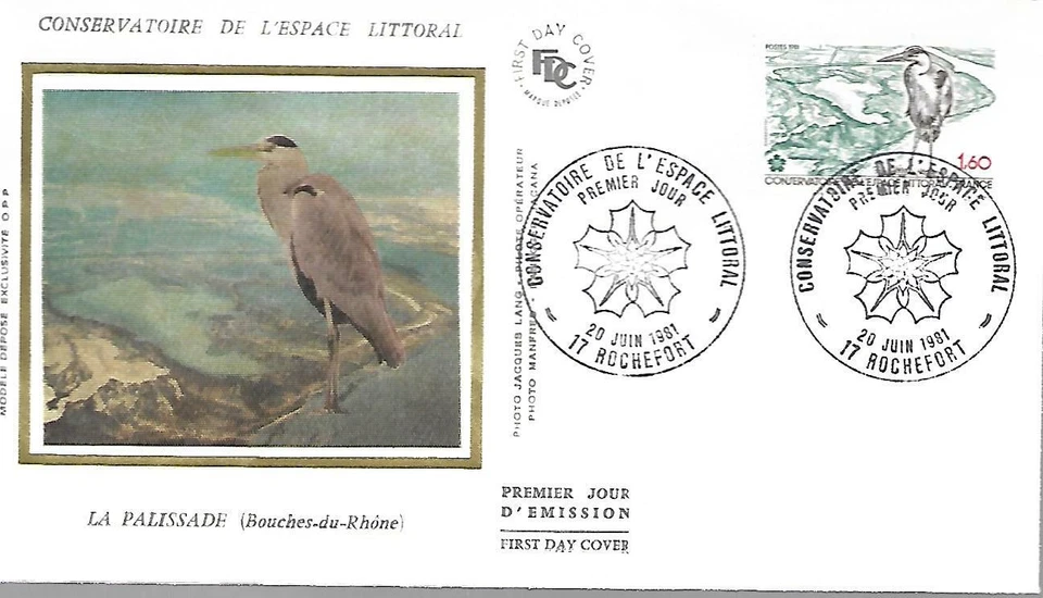 2146+ FDC ENVELOPPE 1er JOUR SUR SOIE CONSERVATOIRE DE L' ESPACE LITTORAL - Photo 1/1