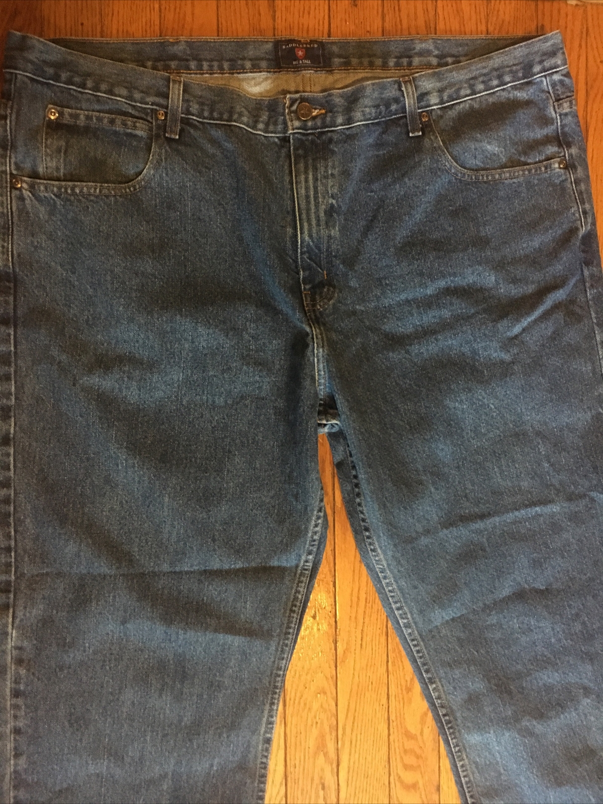 Saddlebred Men's Classic Straight Big & Tall Blue Den… Gem