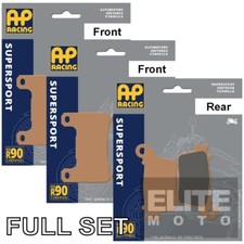 AP Racing Brake Pads To Fit Triumph Tiger 1050 Sport 2015-2019 Full Set