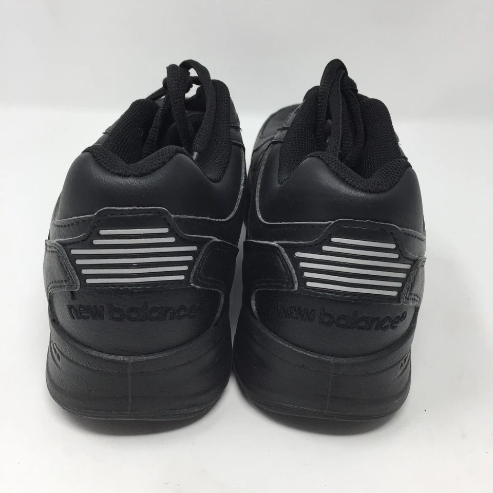 New Balance Black Leather Shoes Sz 10B Lace Up Walking Sneakers Abzorb WW576BK - Image 3 of 4
