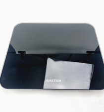 Salter Phantom Digital Bathroom Scale Black, Instant Step-On LED Weight Reading