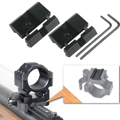 2 Stück Adapter von 11 mm Prisemenschiene auf 20mm Pictinny Schiene