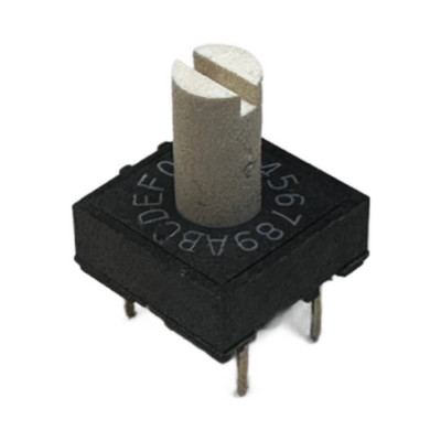 Pack of 5  106-H2H16-EV  Mountain Switch Coded Rotary Switches Thru-Hole 3x2 ...