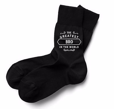Bro Socken Geburtstagsgeschenk tollste Geschenkidee Junge Papa Ihn Männer schwarz Socke