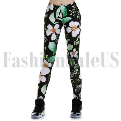 floral workout pants