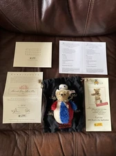 Steiff Roly Polly Teddy Bear Stars And Stripes Limited Edition 667459
