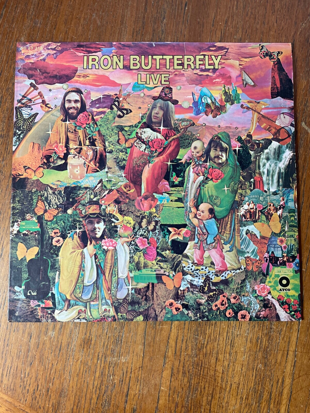 Iron Butterfly Live IRON BUTTERFLY LP SD 33318 LP Vinyl Atco Records