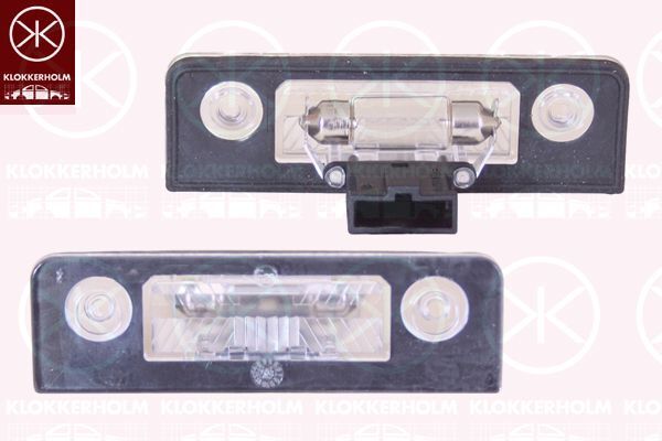 Neu Nummern Kennzeichenleuchte - L/R - FüR Skoda Octavia II (1Z3) 2004-2015 X1-image