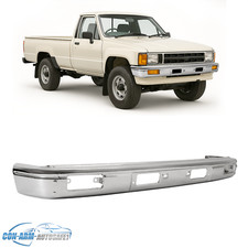 Chrome Front Bumper Face Bar For Toyota Pickup 1984-1988 Rear Wheel Drive New