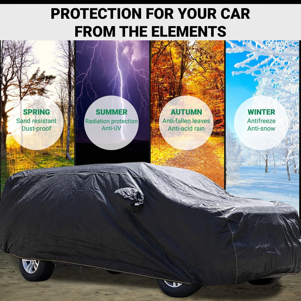 Outdoor Protection Waterproof UV Custom Car Cover For 1999-2001 ISUZU VEHICROSS - Image 3 of 4