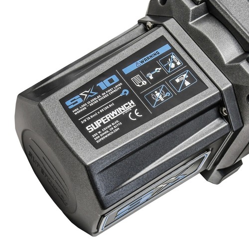 Superwinch SX10SR 10k Winch Synthetic Rope LED Light 12V Wireless Remote 1710201 - Picture 7 of 15