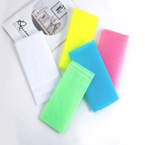 Shower Back Scrub Tool Long Strip Bath Sponge Net New Scrub Towel - Picture 4 of 19