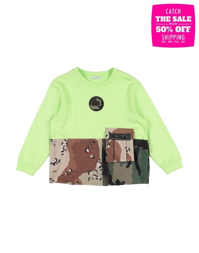RRP €490 DOLCE & GABBANA Kids Sweatshirt 7-8Y 120-131CM LIMITED EDITION Patched