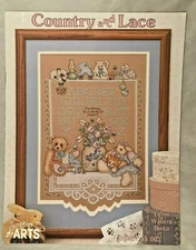 Country and Lace by Lynn Waters Busa -Graph-It-Arts #BK43 - Sampler CS Pattern