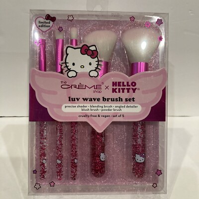 The Crème Shop x Hello Kitty Y2K Luv Wave Brush Collection (Set of 5) FS
