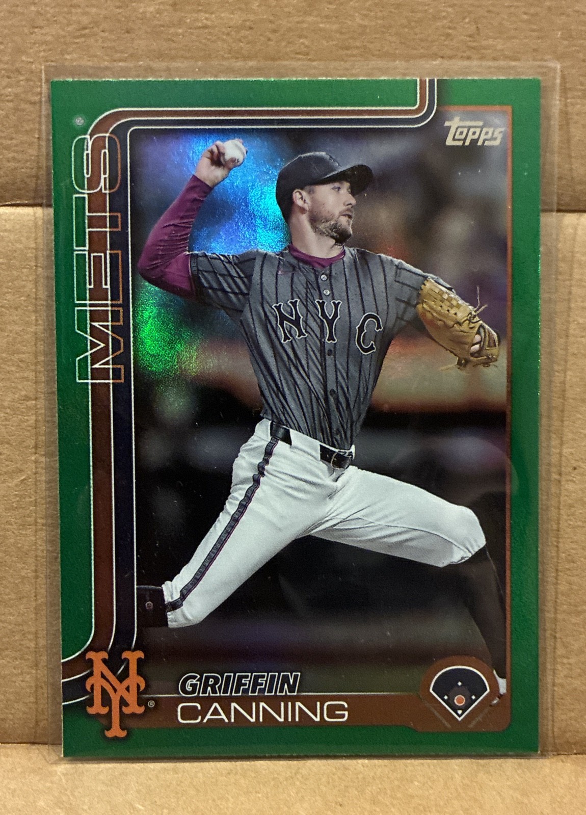 2025 Topps Update Series - Griffin Canning #US40 Green Holofoil /99
