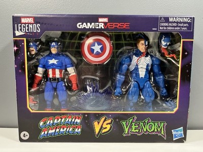 Marvel Legends Gamerverse Captain America Vs Venom 2 Pack 2025 Hasbro Capcom 
