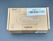 Logitech Brio 101 Full HD 1080p Webcam Black Auto-Light Balance Built-in Mic