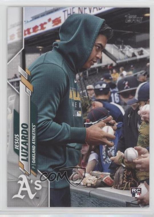 2020 Topps Update SP Photo Variation Jesus Luzardo #U-94 Rookie RC