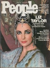 PEOPLE 5/19 1975 Liz Taylor Mary Bacon John D MacDonald Ray Kroc Jurovich