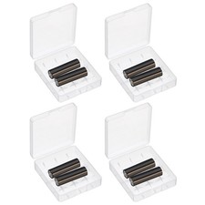 Battery Organizer Storage Box, 4 x 18650 Batteries Clear Case Holder 4Pcs