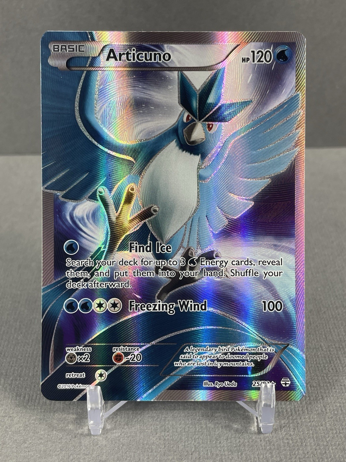 Pokemon Articuno Holo Rare Holo Generations 2016 25/83 NM
