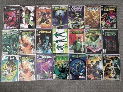 Green Lantern DC Comic Lot (21 Issues) Corps, Emerald Warriors, Red Lanterns