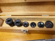 Takahashi MC Orthoscopic Eyepiece Set of 6 for Telescope + Mizar - Vintage Japan