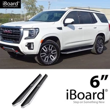 APS Running Board Polished 6" Fit Chevy Tahoe GMC Yukon 21-26