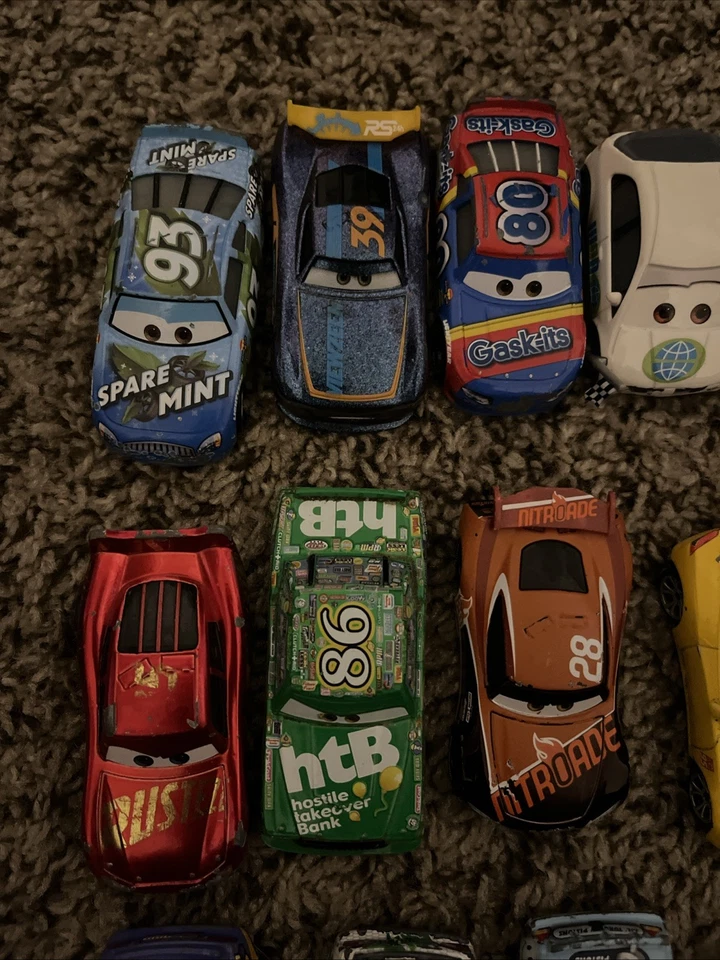 Лот из 48 машинок Disney Pixar — литая коллекция Mattel — Lightning McQueen Mack - Изображение 2 из 4